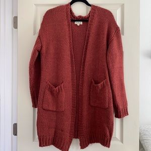 Chunky knit cardigan